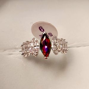 Happier Than Ever Rainbow Tourmaline Ring sz 9